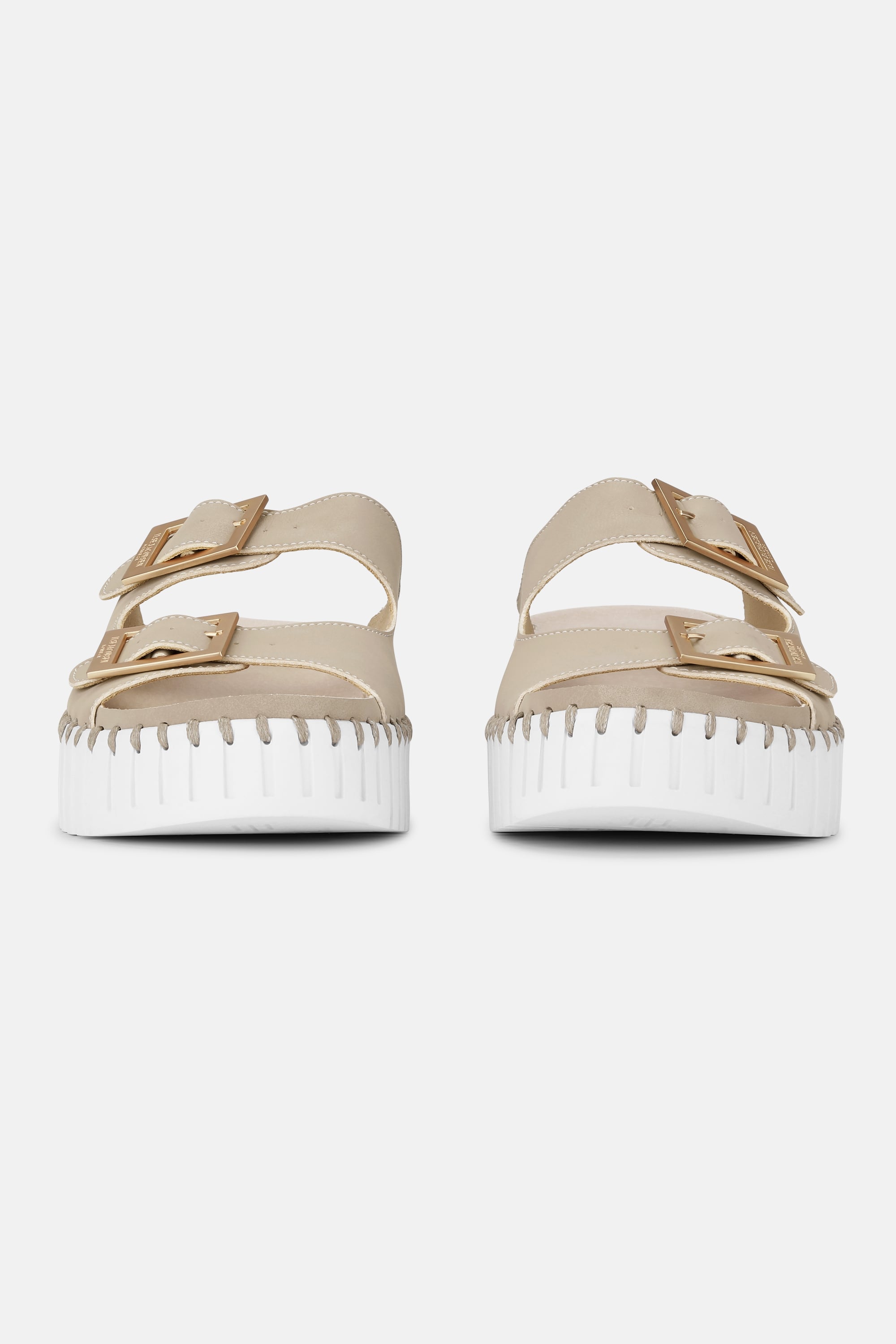 Plattformsandaler Spänne - Atmosphere White